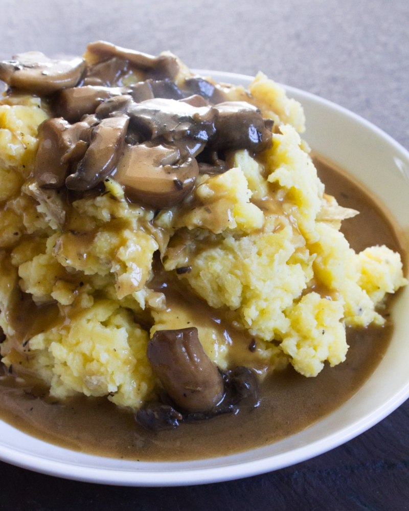 Our Best Vegan Recipes Vegan Mashed Potatoes with Mushroom Gravy