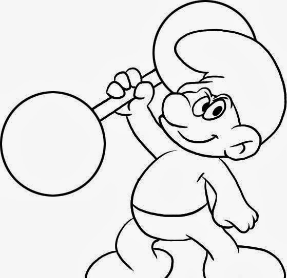os melhores desenhos para colorir dos smurfs como desenhar 10