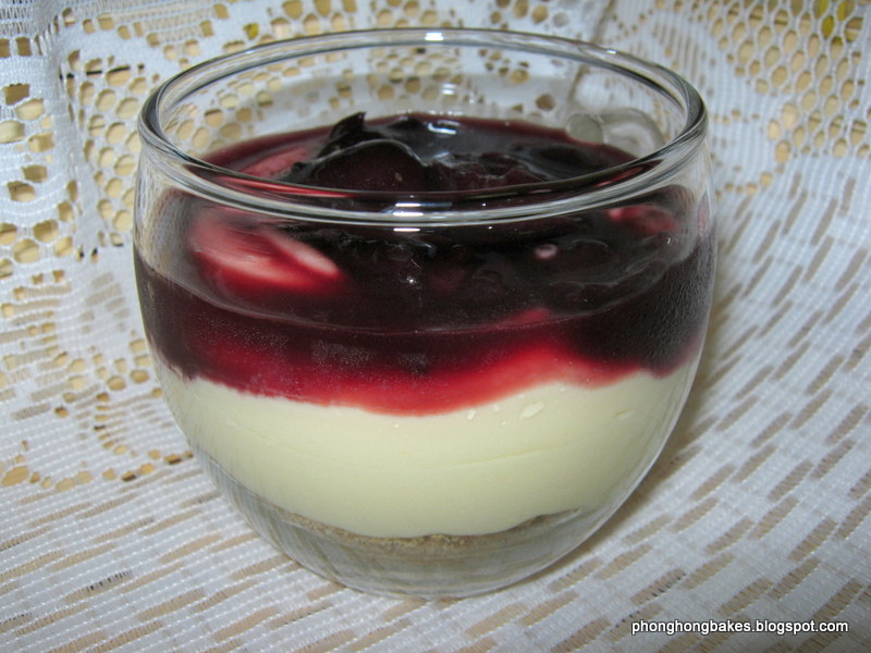 Phong Hong Bakes and Cooks! Cherry Cheesecake Shooters (Ree Drummond)