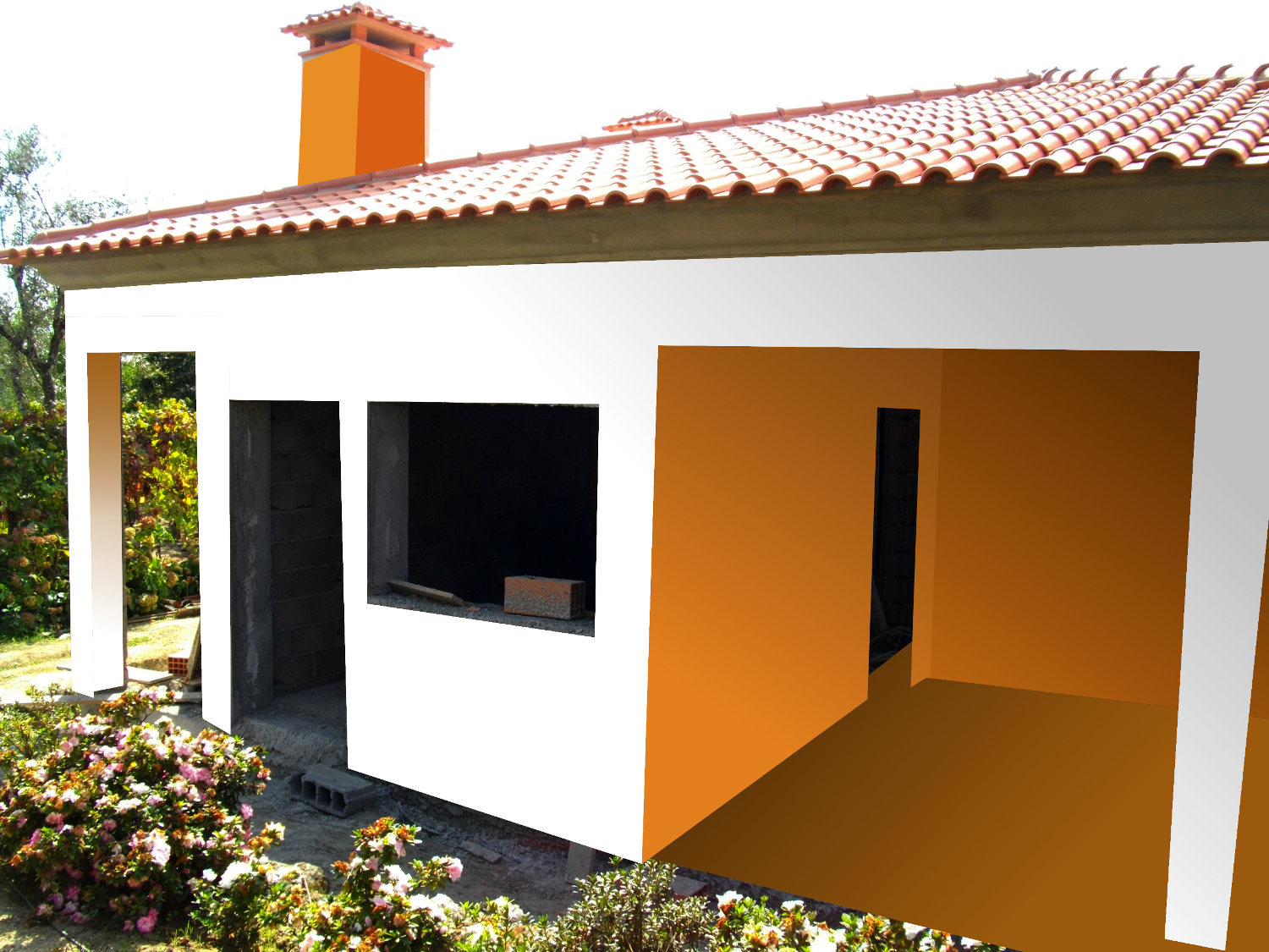 Diário da nossa casa: Pintura exterior (proyecto)