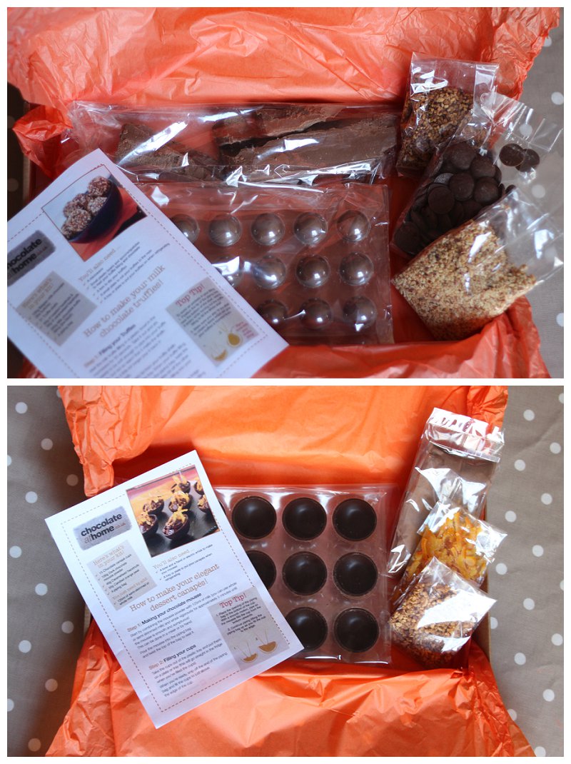 Chocolate at Home Canapé and Truffles kits. Oh Gosh Blog Em