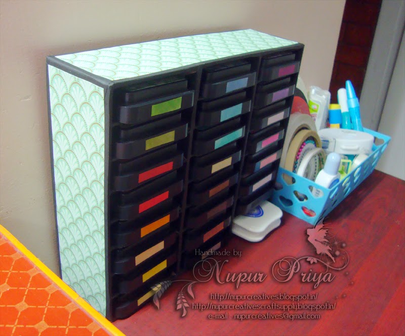 CRAFTY STORAGE Nicole's DIY idea for distress ink pads