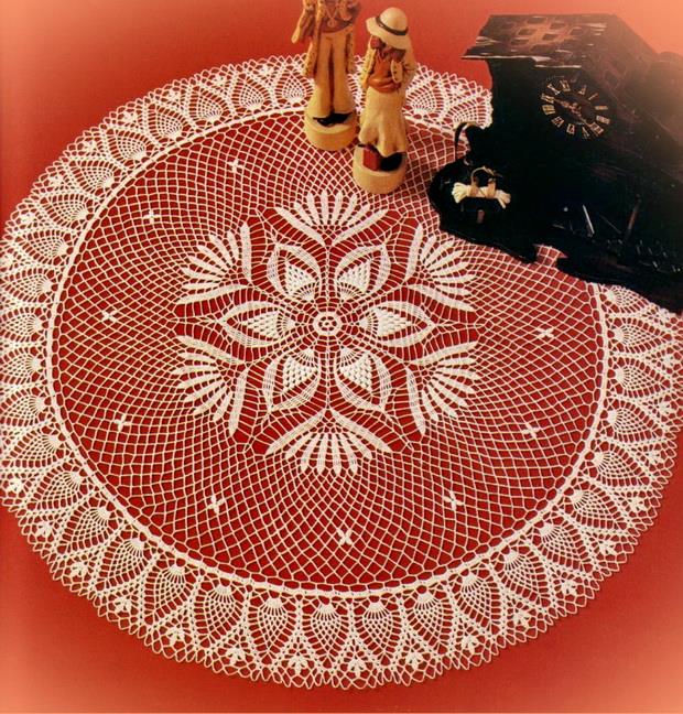 Crochet Art Crochet Lace Tablecloth Centerpiece Free Pattern