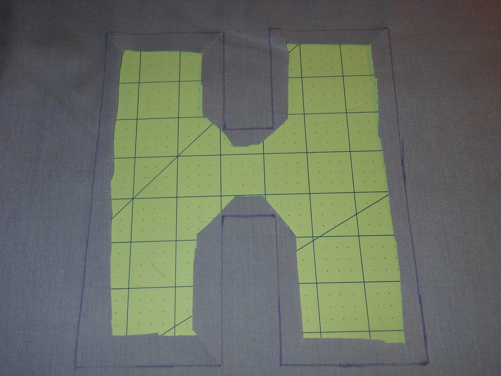 sew wrong sew right Reverse Applique Letters Tutorial