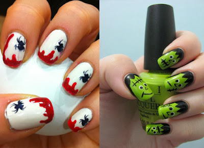 Wonderful Easy Halloween Nail Art