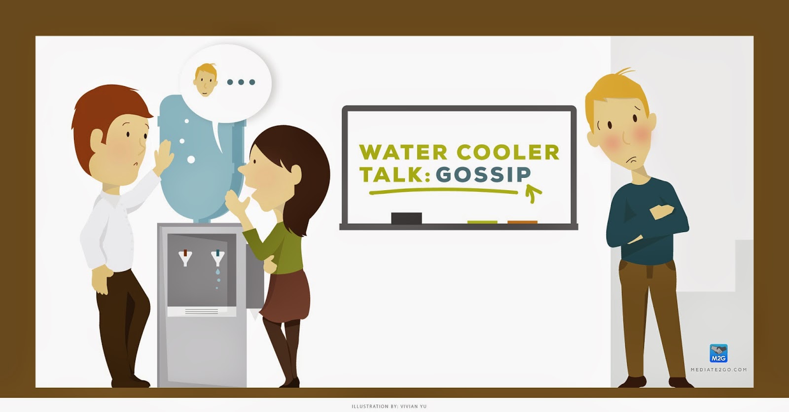 Water Cooler Talk Gossip in the workplace