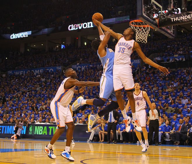 kevin durant dunking on. Nene was dunking on everybody