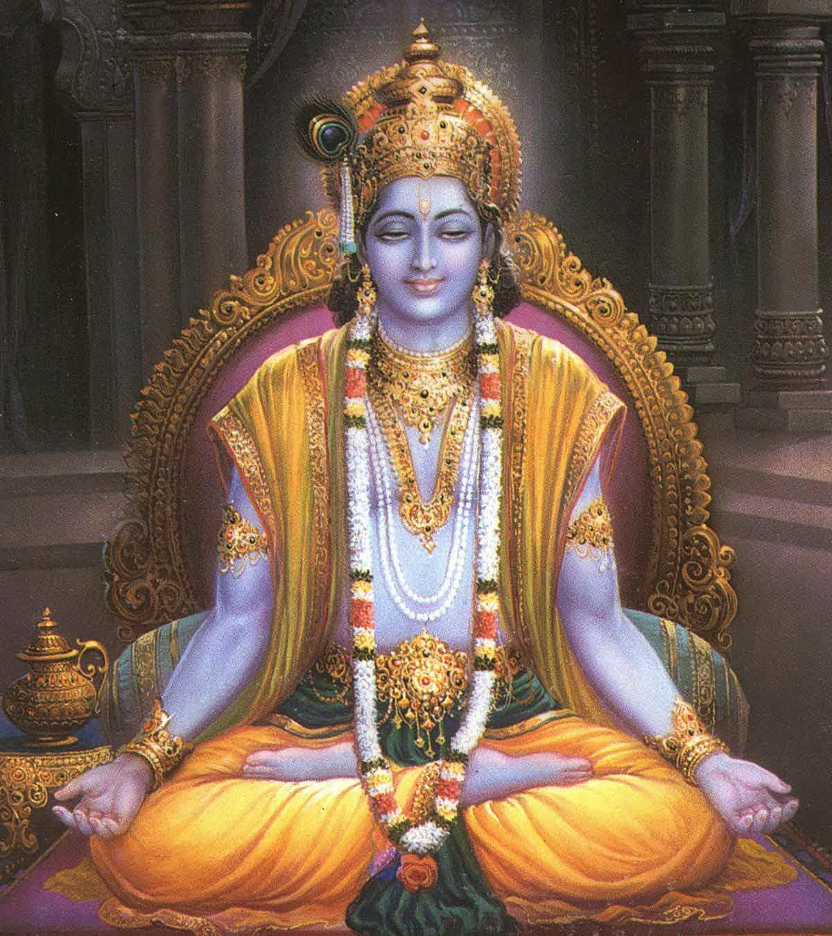 Lord Krishna in Meditation