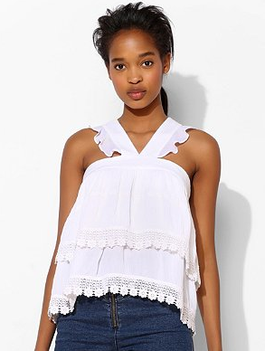 Urban Outfitters Pins and Needles Ruffle Tier Cami Blog