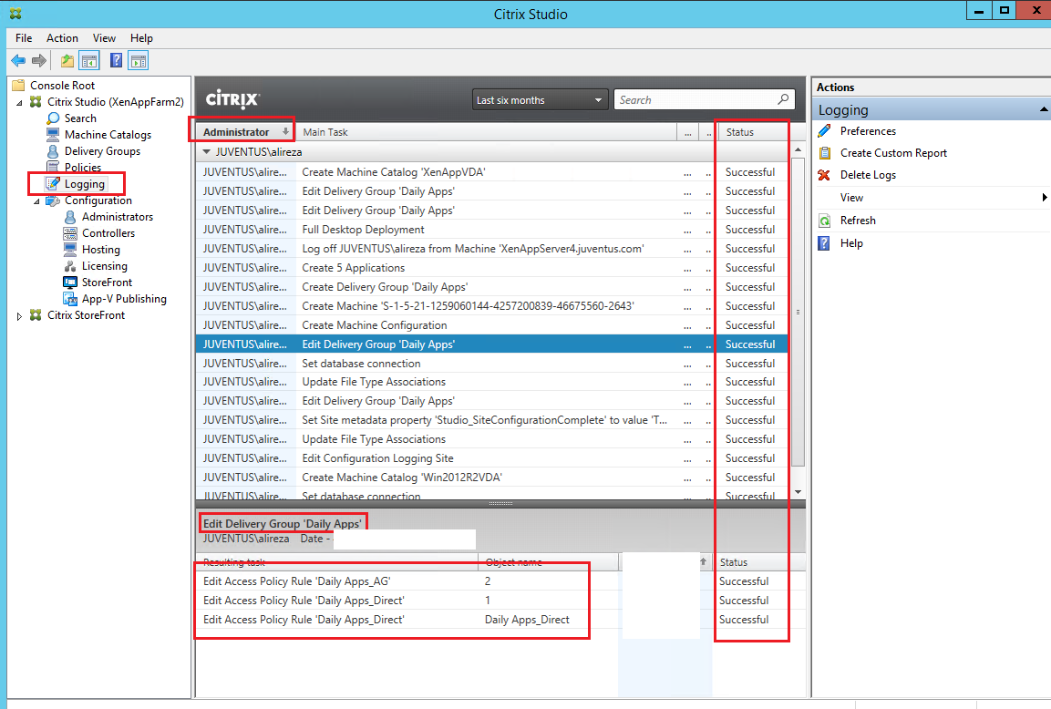 Citrix XenApp 7.6 Part 9 Logging IT Professional