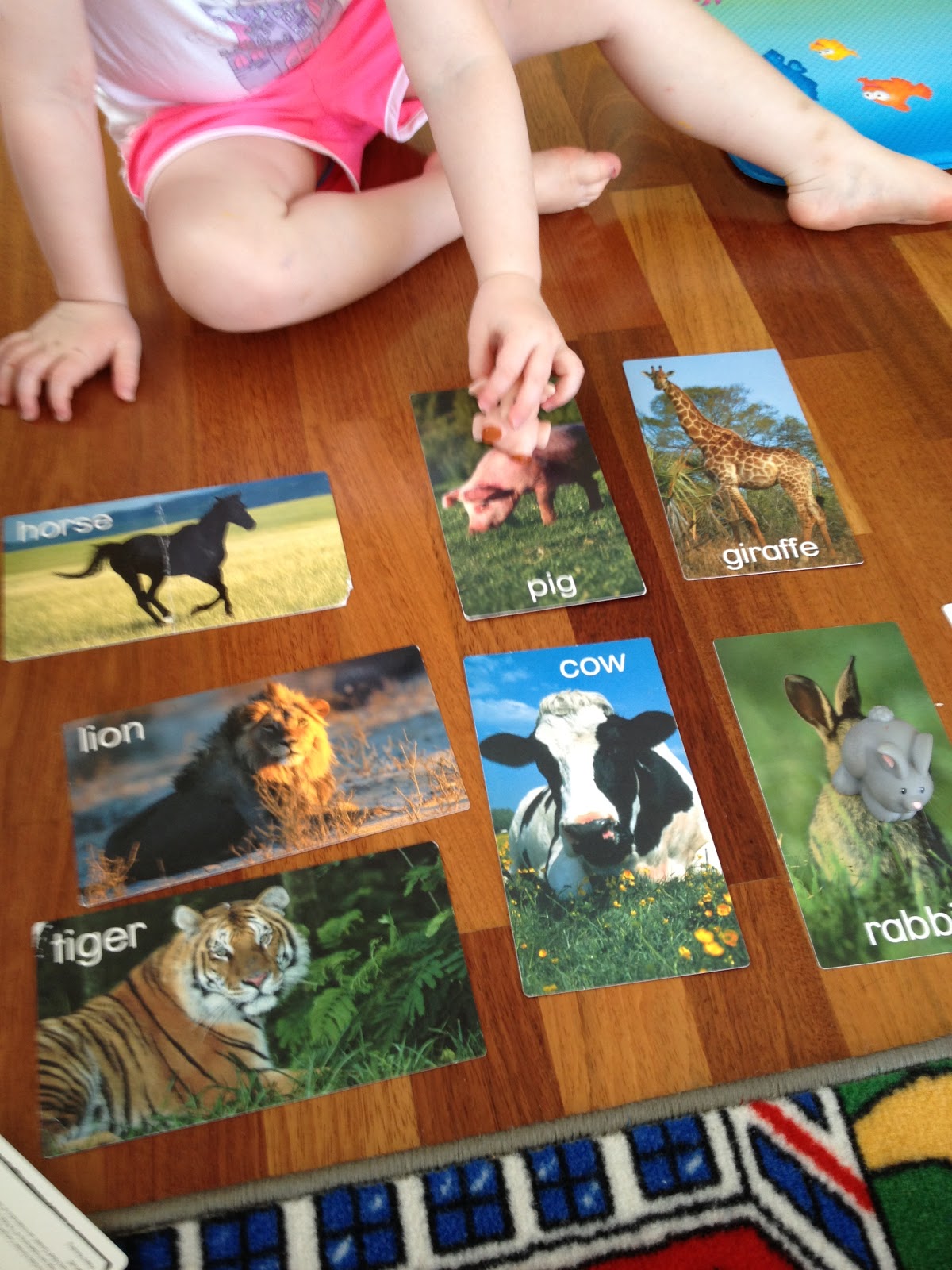 Playing and Learning Begins at Home Toddler teach baby animals!