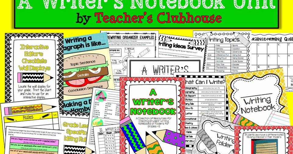 A Writer's Notebook Updated *Teaching Maddeness*