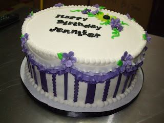 Cakes by Paula: Birthday Cake in purples