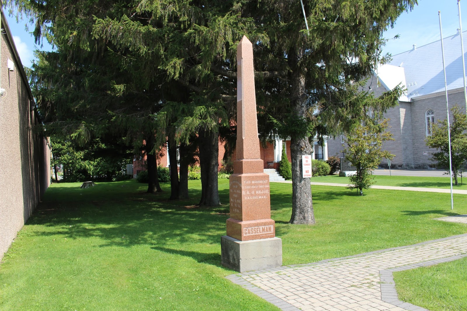 Memorials in Ottawa Casselman Monument