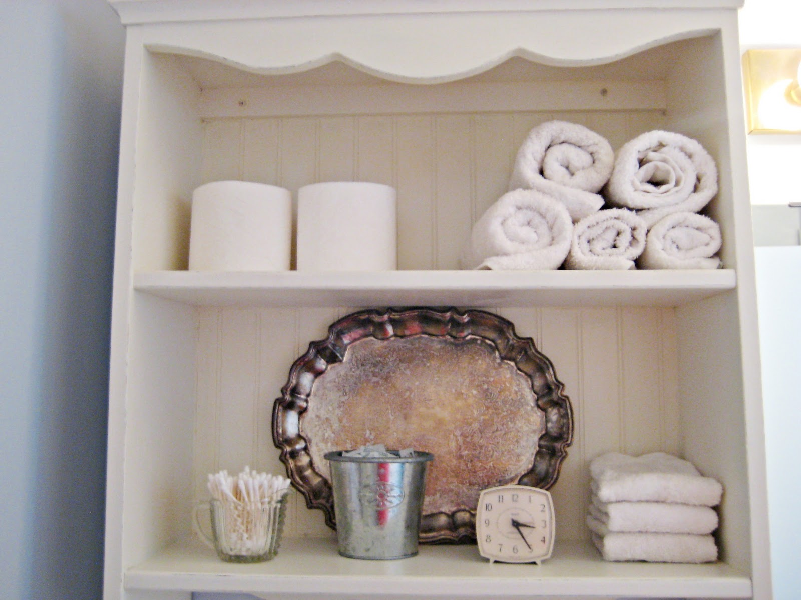 Happy At Home Adding Storage To A Small Bathroom