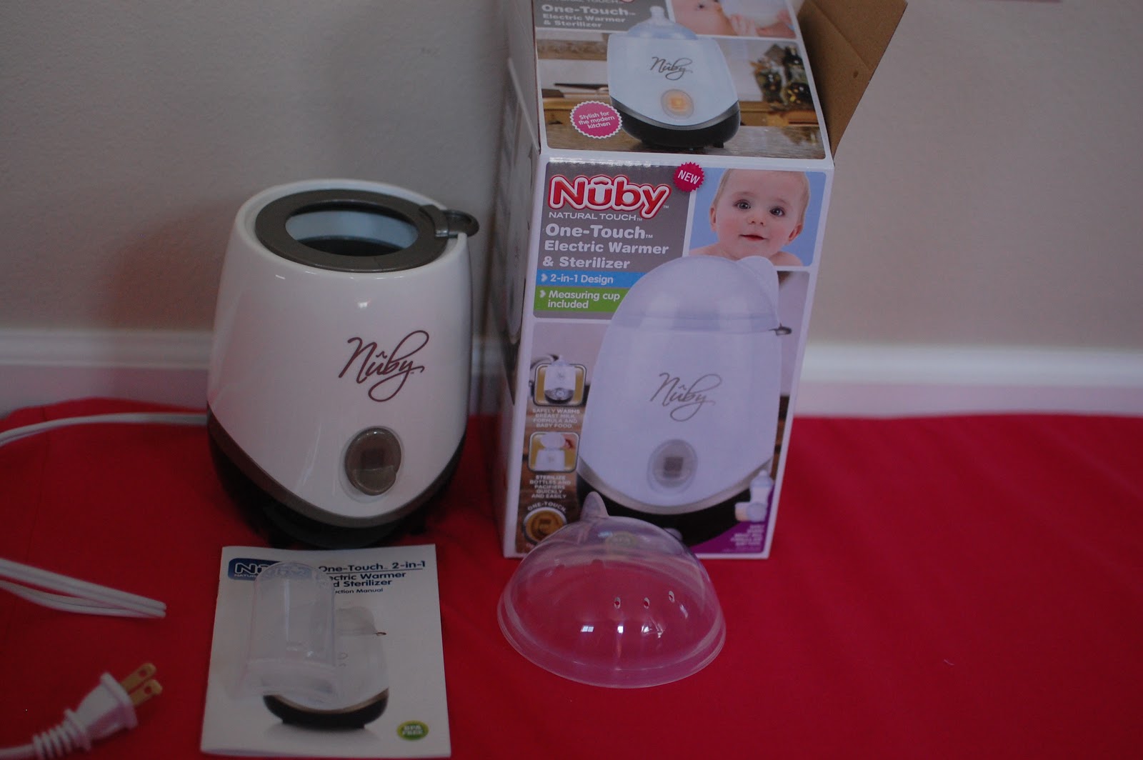 nuby 2 in 1 warmer & steriliser