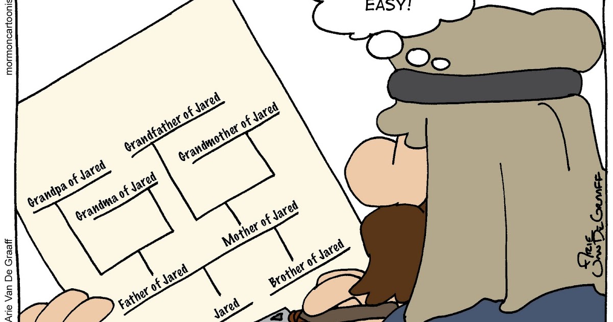 Mormon Cartoonist Jareds Family Group Sheet