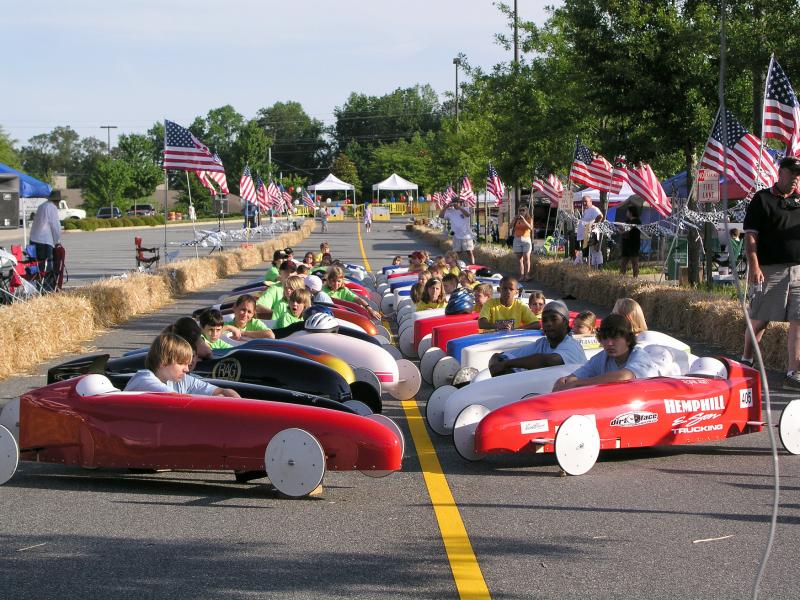 DECK THE HOLIDAY'S ALL AMERICAN SOAP BOX DERBY FROM AKRON, OHIO!!