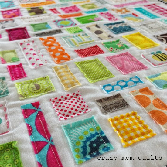 crazy mom quilts ticker tape doll quilt and some socks