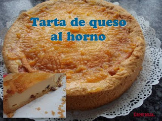 Tarta De Queso Al Horno
