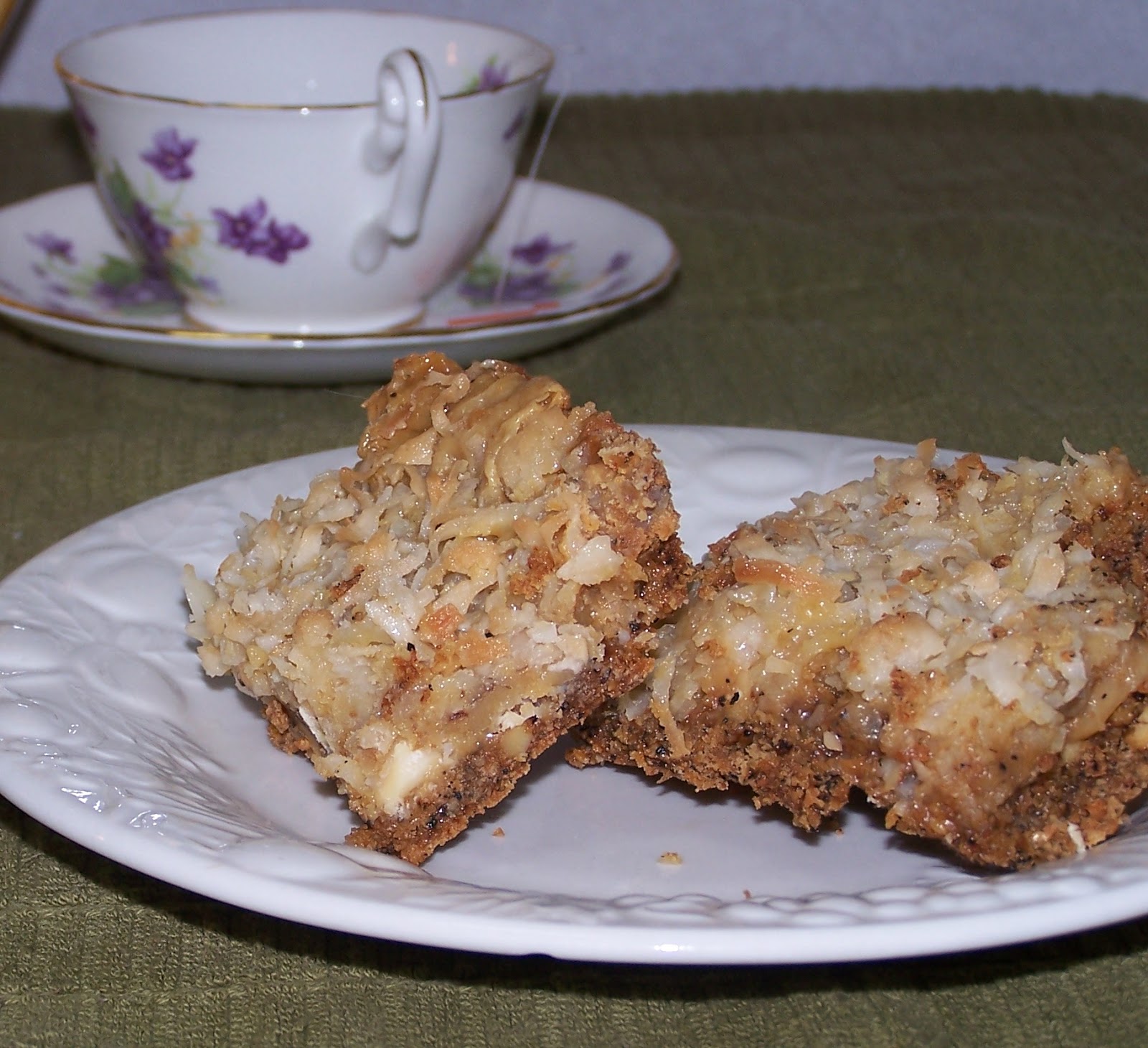 Skinny Gluten Free Low Carb Magic Bars Skinny GF Chef healthy and