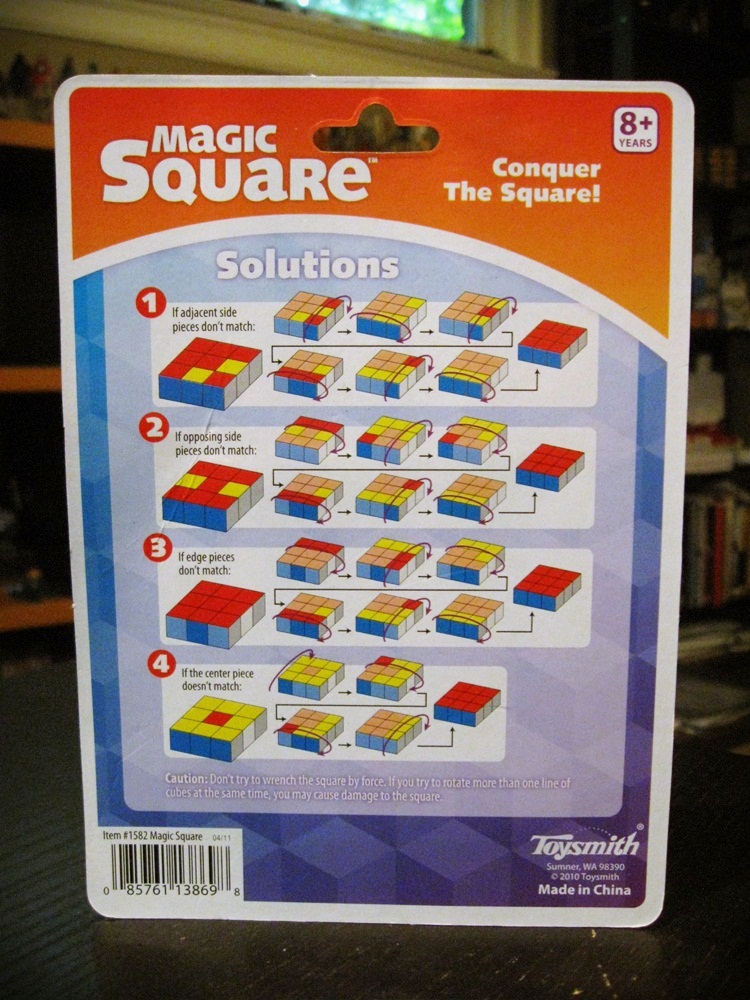 Lair of the Dork Horde The World's Easiest Rubik's Cube