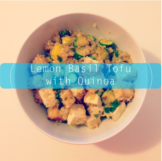 K8LA Lemon Basil Tofu with Quinoa