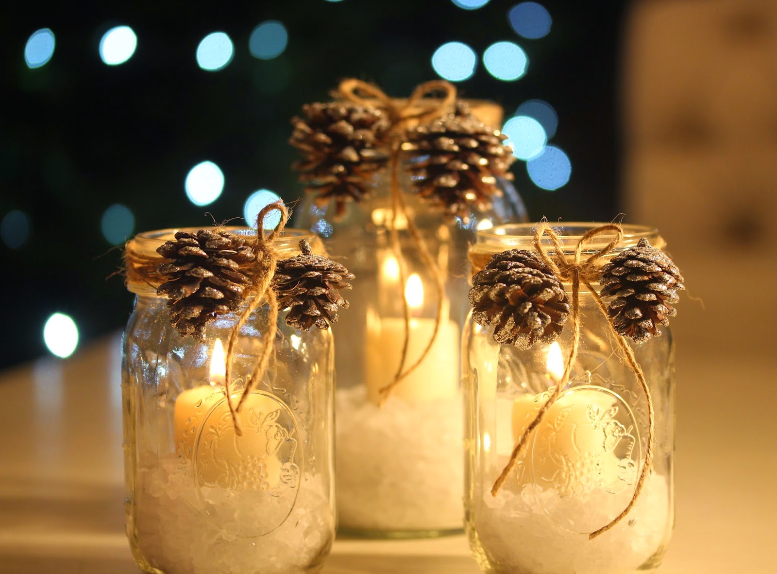 Rooted In Thyme Christmas Mason Jar Candles & kgabara necklaces and