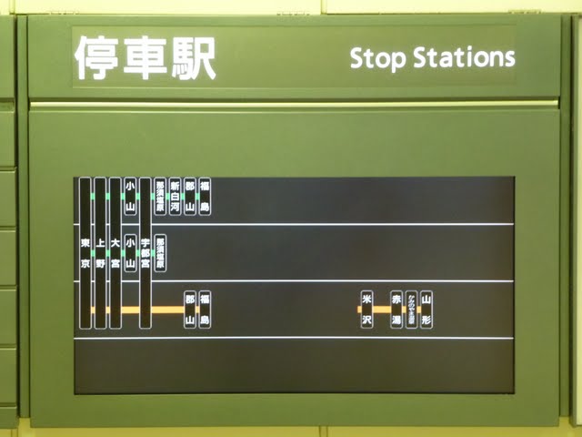 東北新幹線　やまびこ号　福島行き