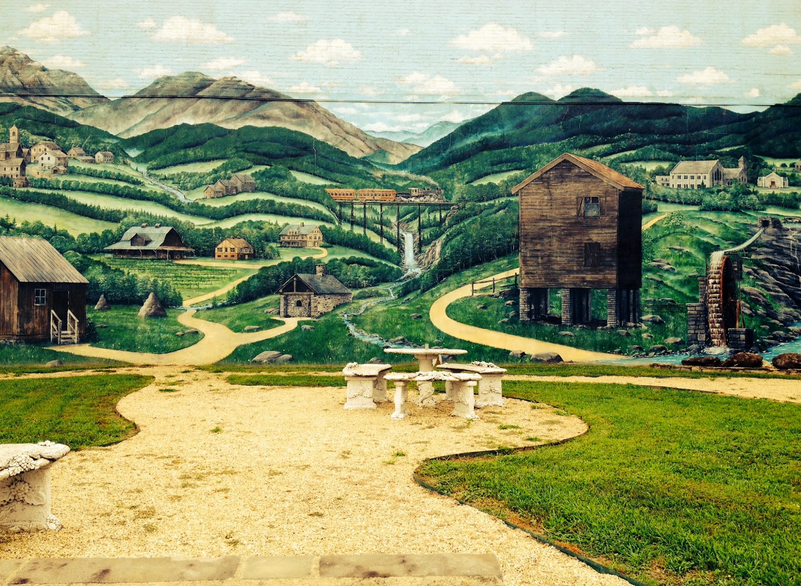 On the Road to Italy Driving South, Driving Slow Valdese, NC