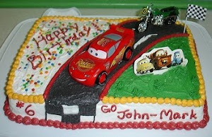 Cars birthday cake