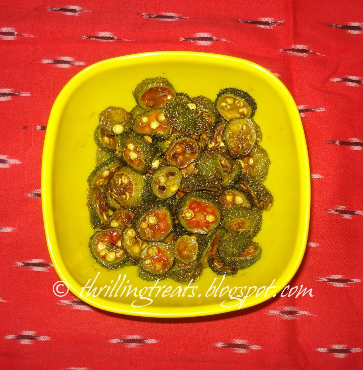 Food for art, heart and thought! Aakakarakaya vepudu/Baby karela fry/Teasel gourd fry