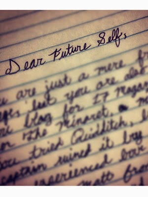 Write a letter to yourself in the future example