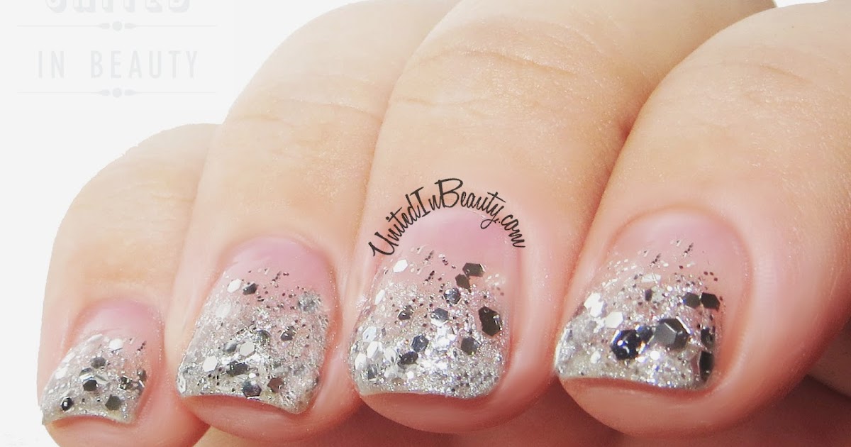 10. Glitter Gradient Nails for the Holidays - wide 8