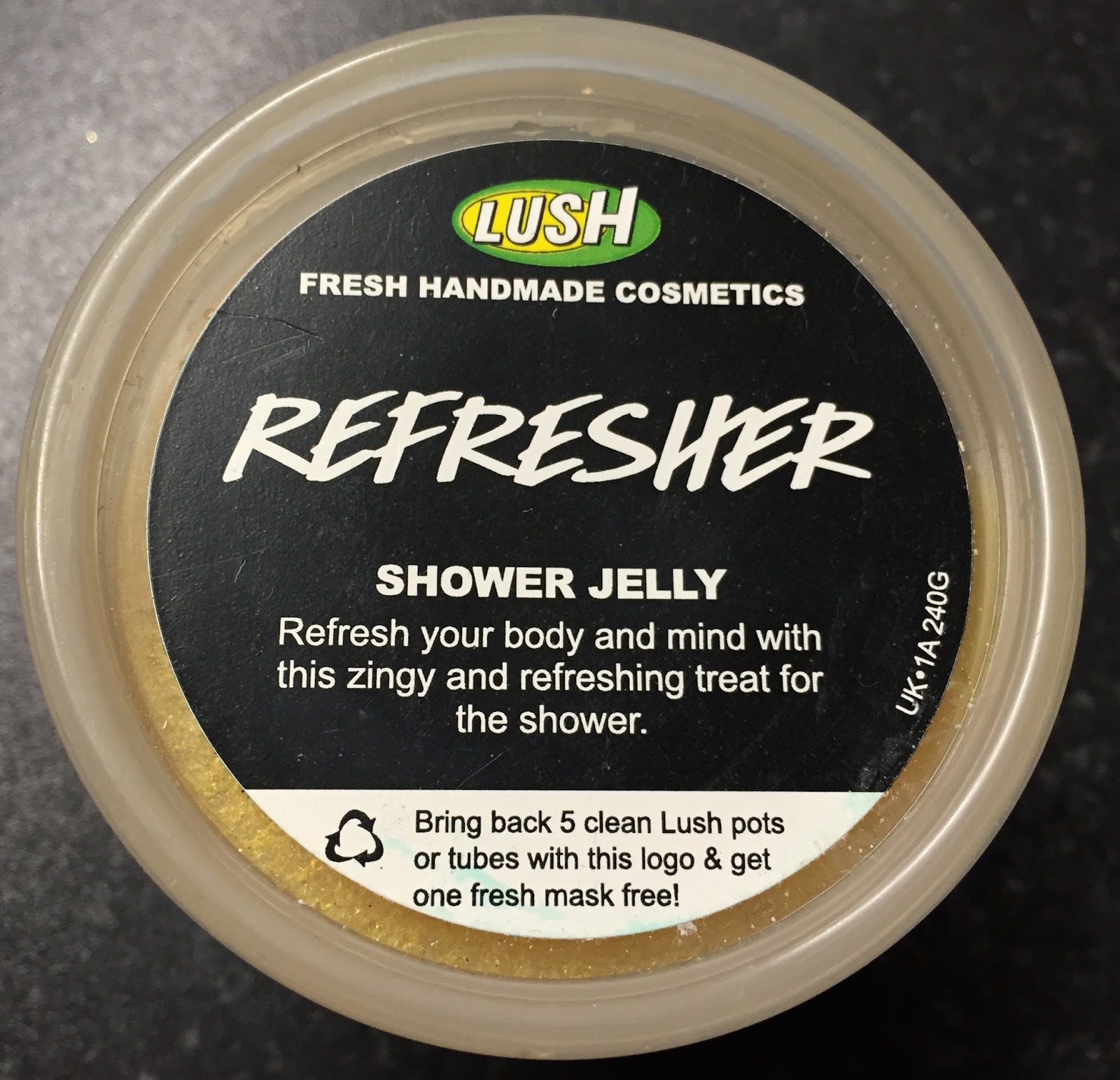 All Things Lush UK Refresher Shower Jelly