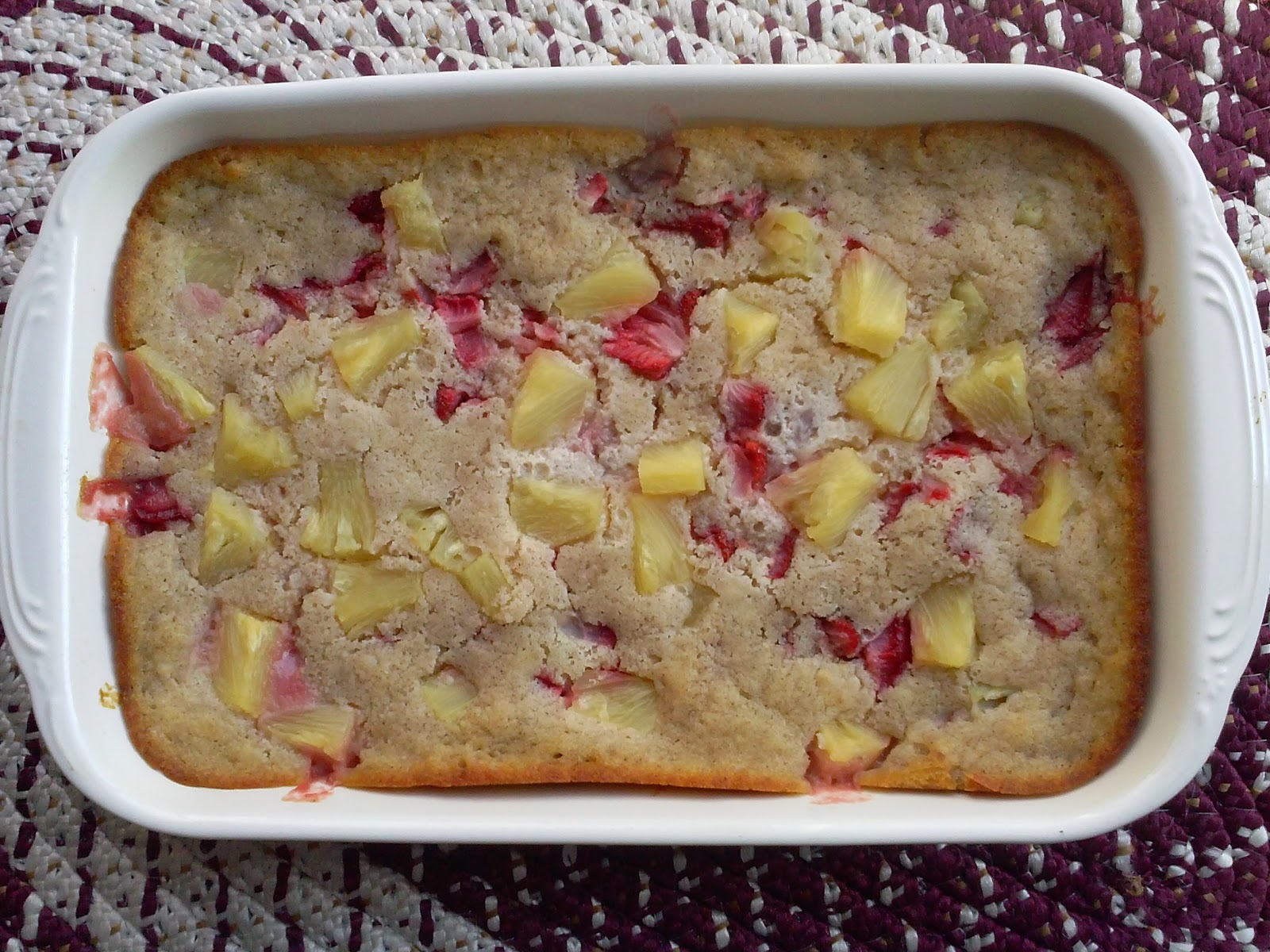 Danielle's Sweets Strawberry pineapple cobbler ♥