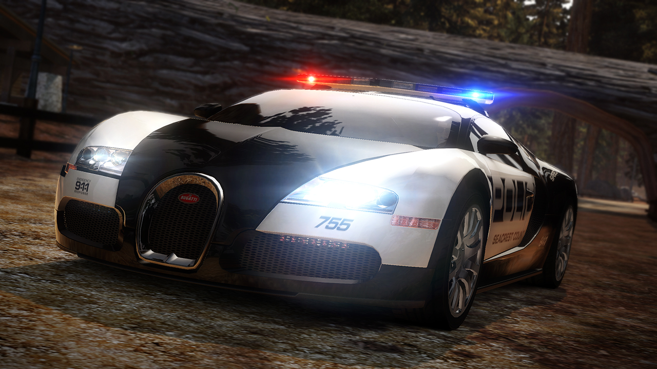 nfs bugatti veyron police car hd wallpaper wallpapers