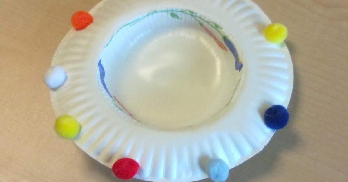 Cute Crafters Around the World Craft Paper Plate and Bowl Sombrero