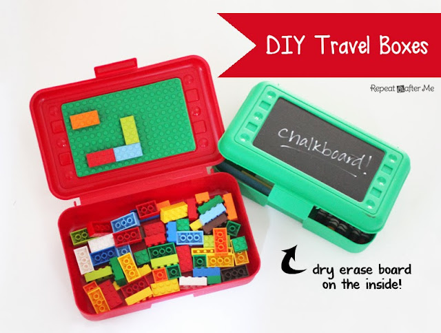 DIY travel boxes by Repeat Crafter Me