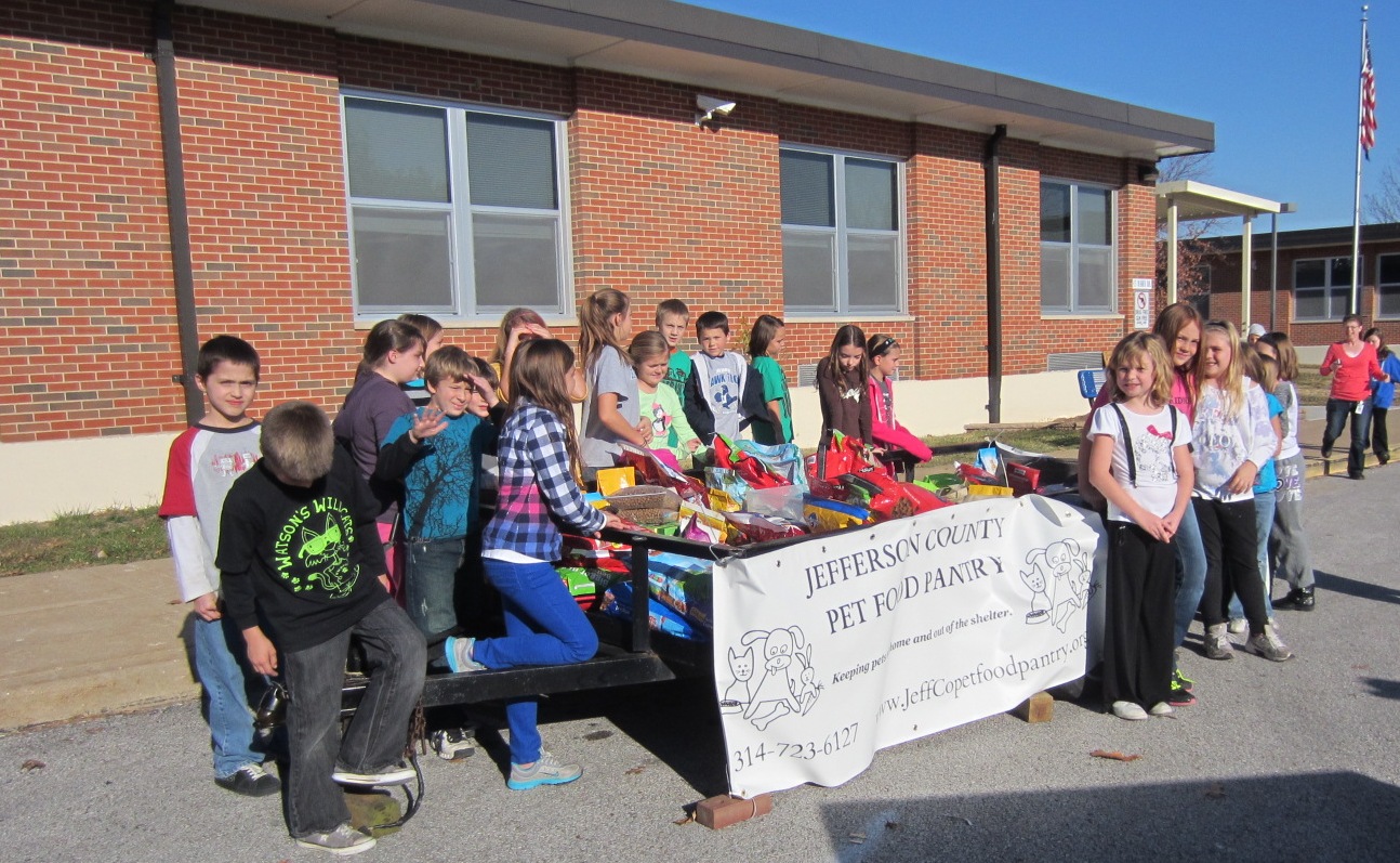 Jefferson County Pet Food Pantry A BIG Thanks to Hillsboro Elementary
