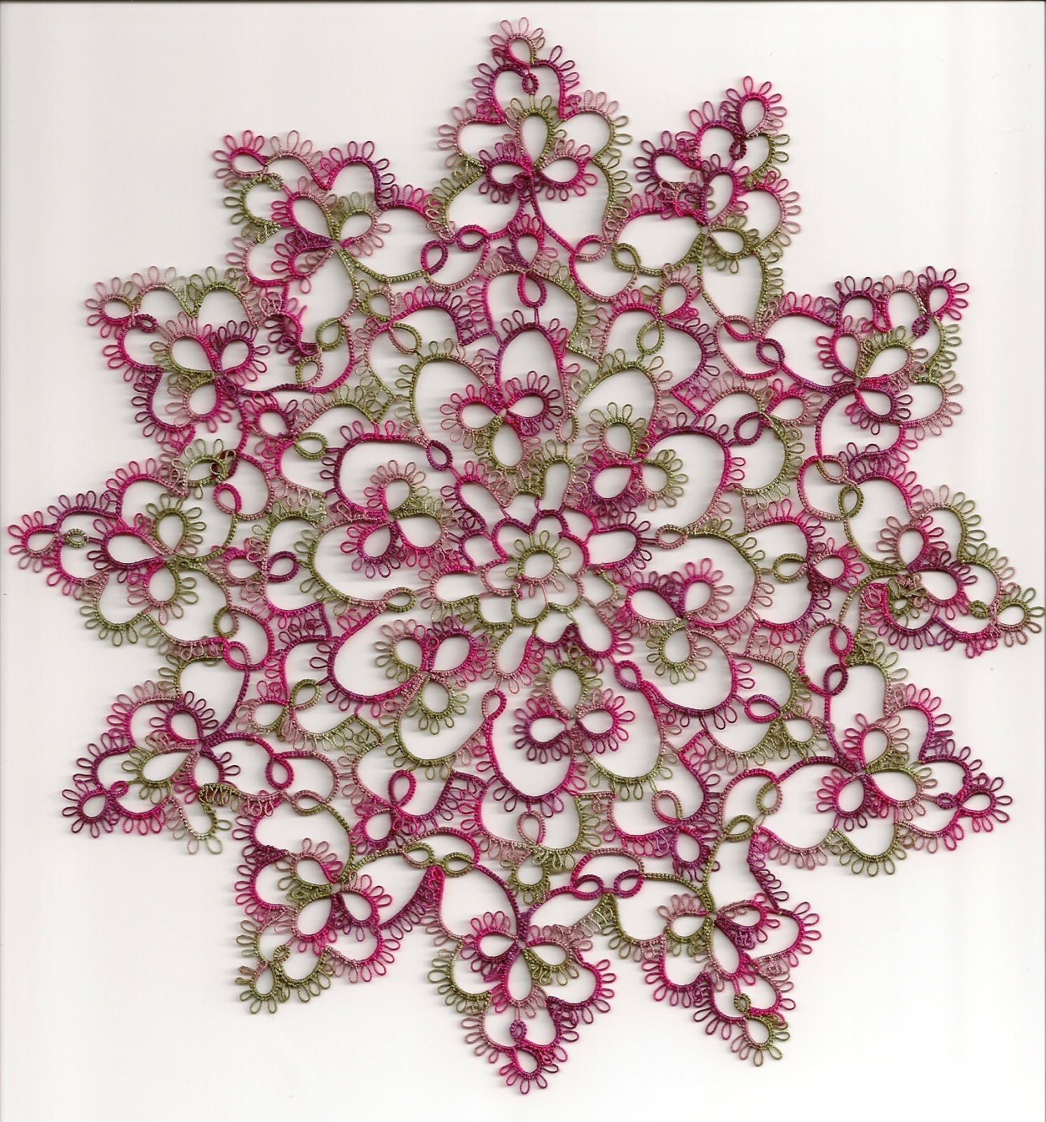 Clyde The Mad Tatter Tatting and Monday's Inspiration