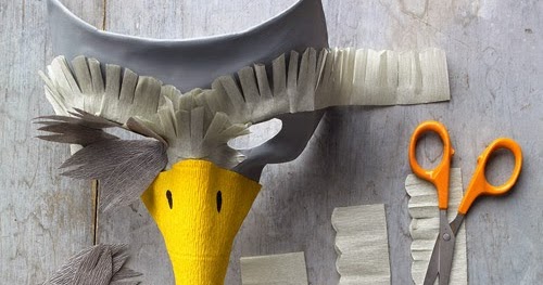 My Agenda's drawings: Cómo hacer una máscara de pájaro estilo veneciano