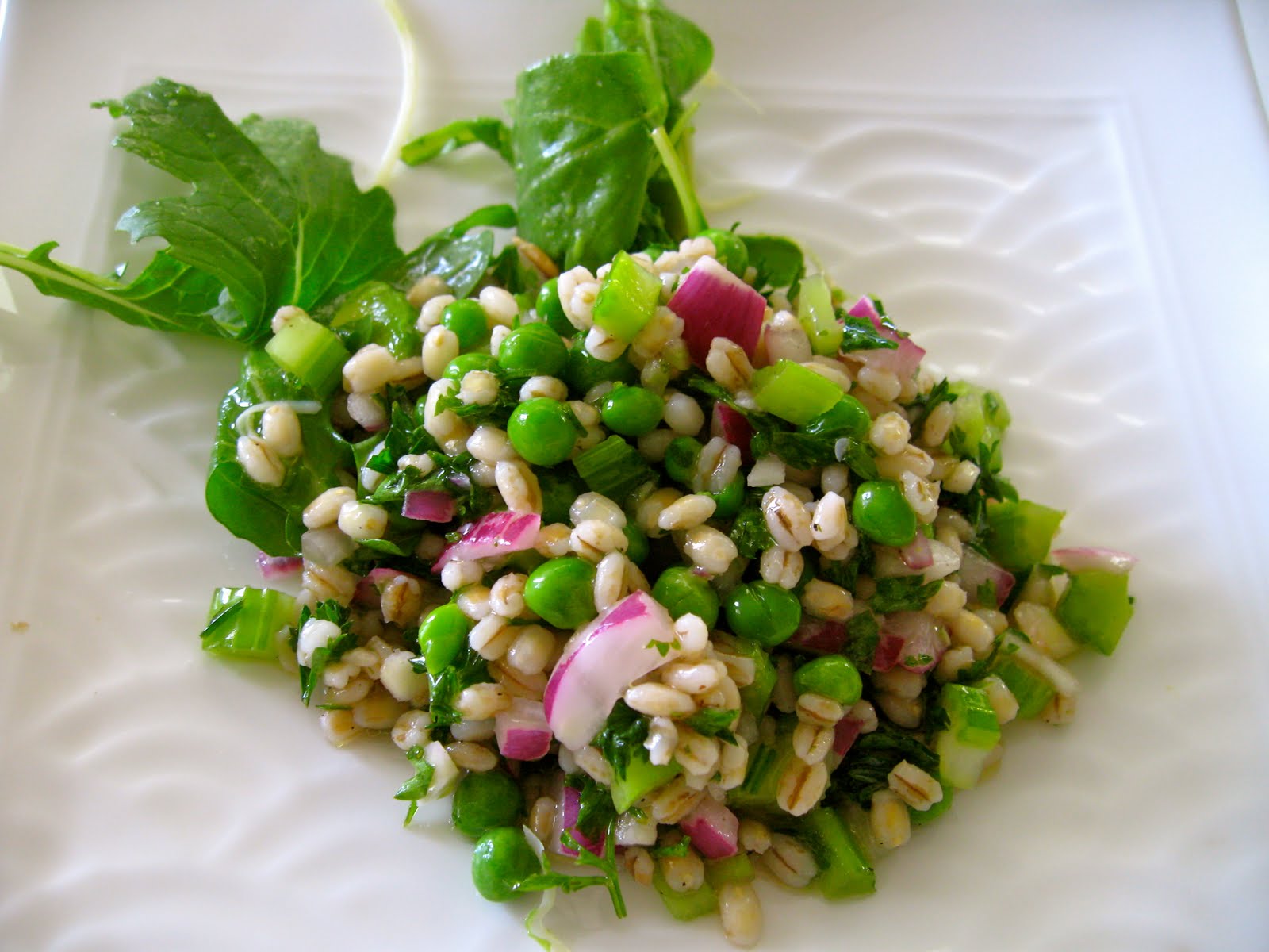Roasted Pearl Barley Salad Sugar Baking Blog
