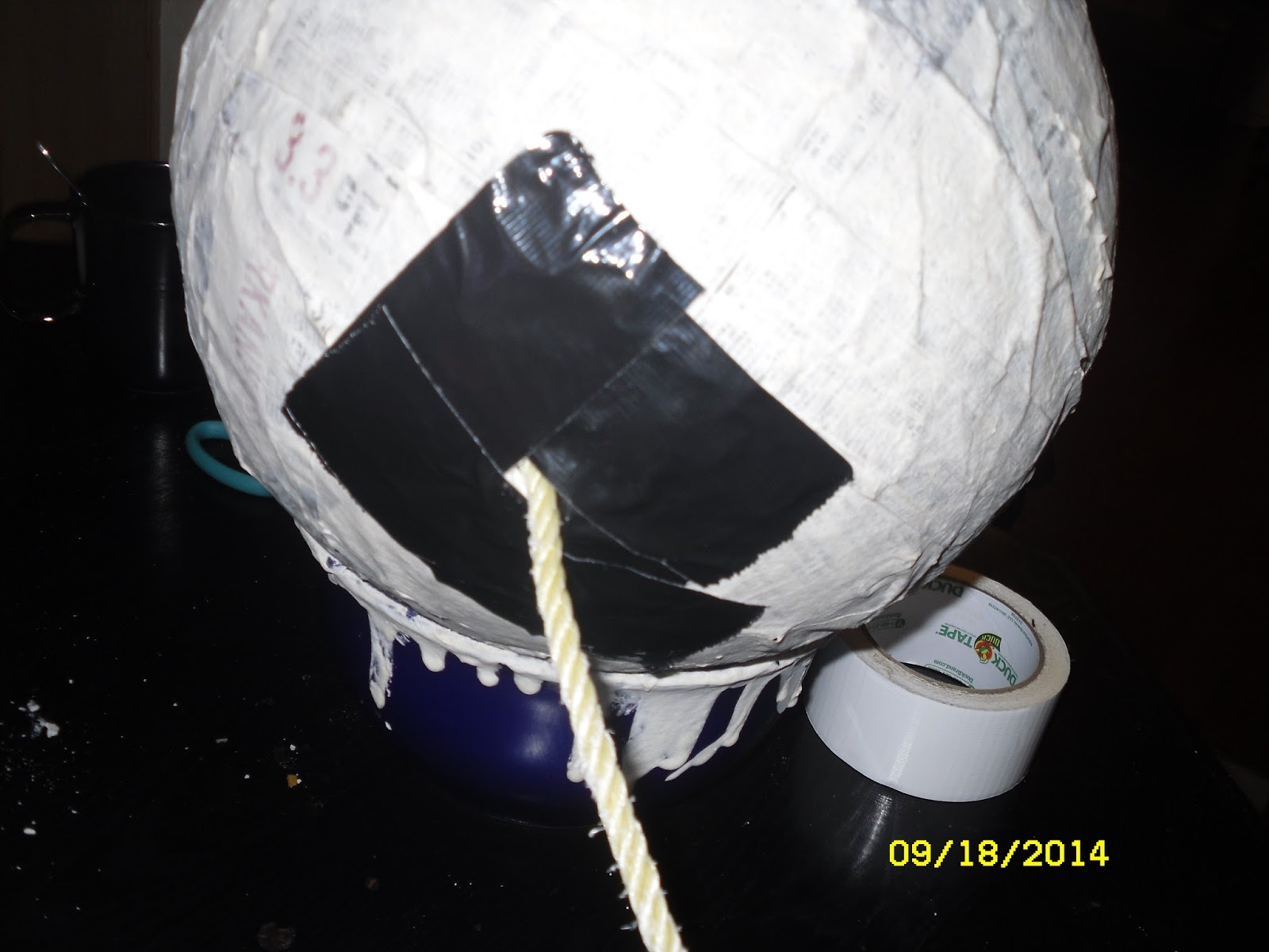 Noteworthy Nothings: Making a "Bomb" pinata