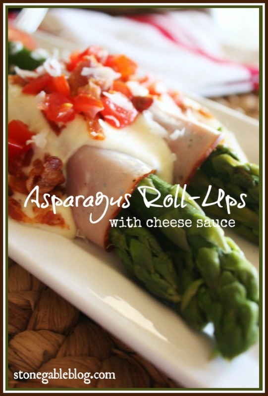 ASPARAGUS ROLLUPS WITH CHEESE SAUCE StoneGable