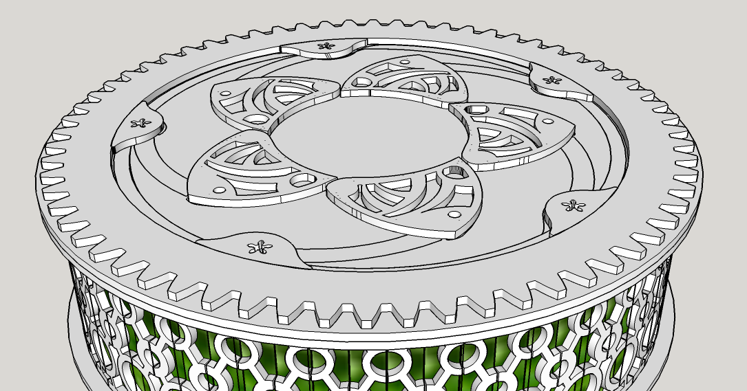 Making The Cut Round Mechanical Iris Box