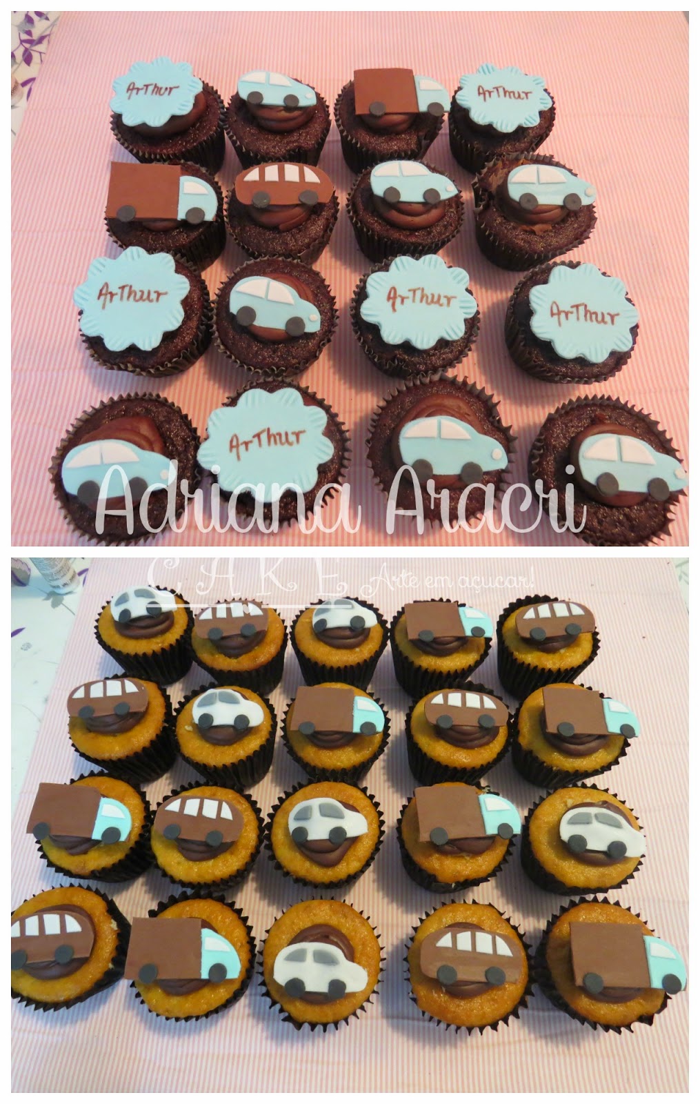 Bolo Decorado Carros, Adriana Cake Designer