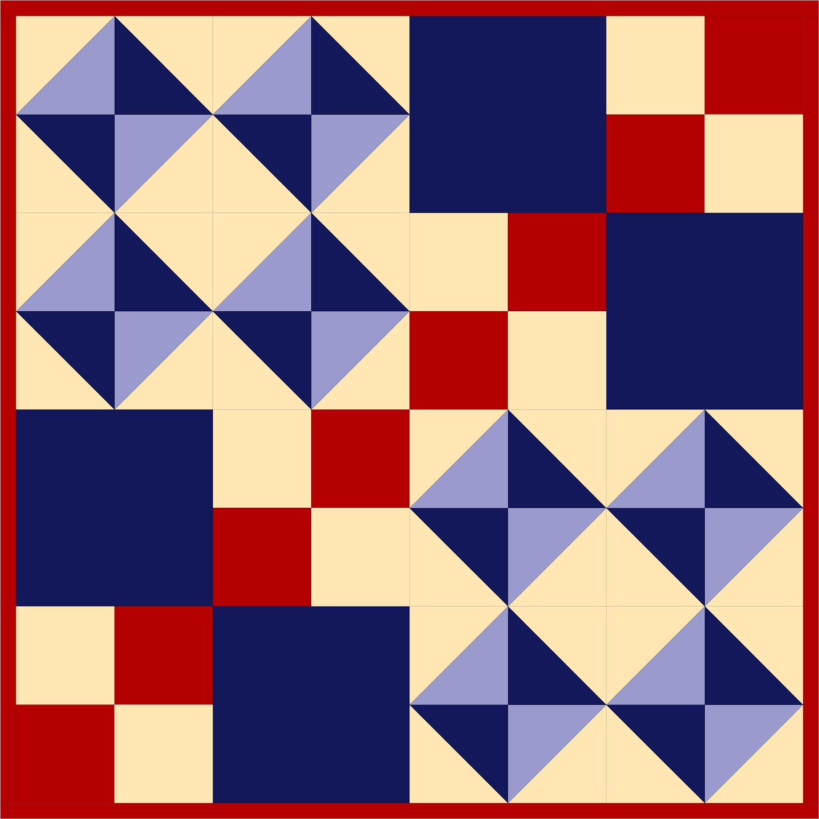 Fabric Fascination Block of the Month 8