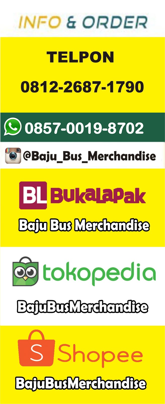 INFO & ORDER