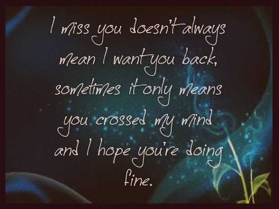 Best Ever You Crossed My Mind Quotes